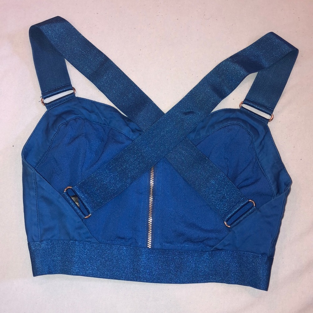 Blue Strap Top - Picture 2 of 3
